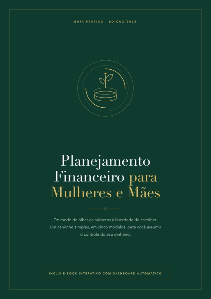 Capa do e-book Planejamento Financeiro para Mulheres e Mães